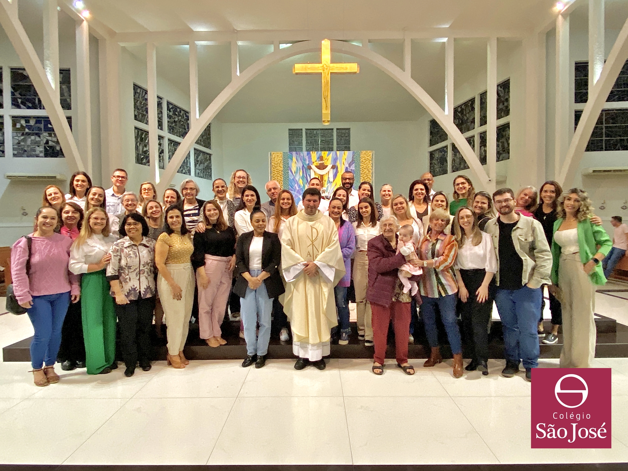 Celebração do aniversário de 128 anos do Colégio São José